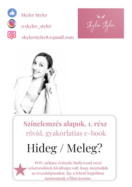 Színelemzés alapok / Testalkatelemzés e-book sorozat, INGYENES első rész